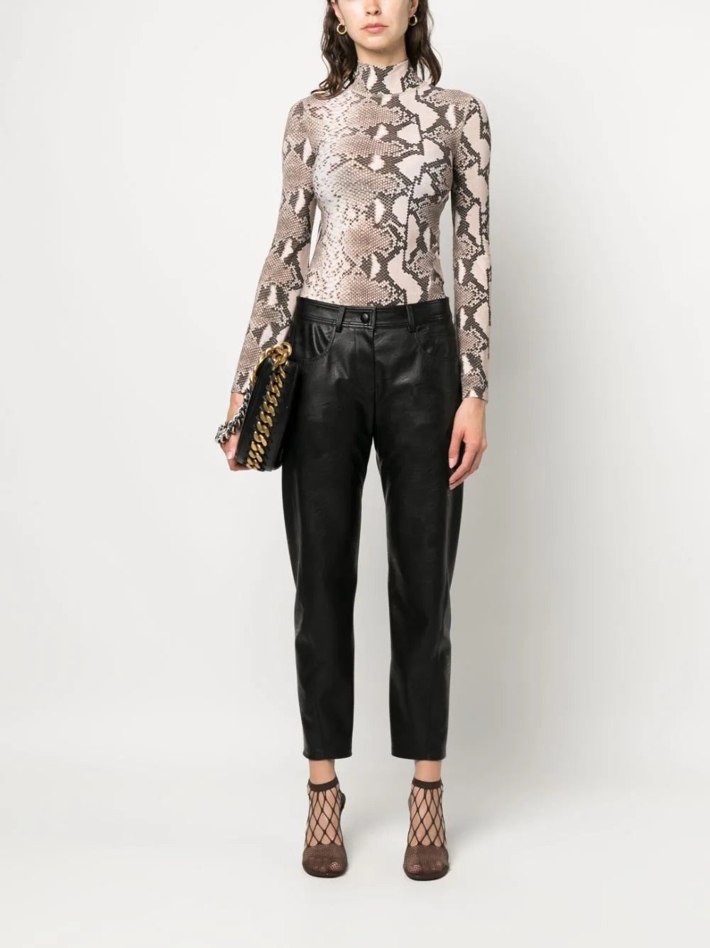 Stella McCartney leopard-print high neck top - Image 2