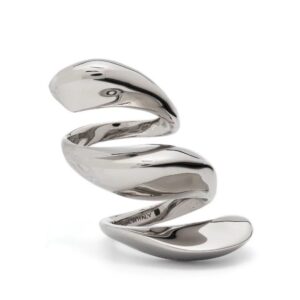 Alexander McQueen  Twisted polished-finish ring