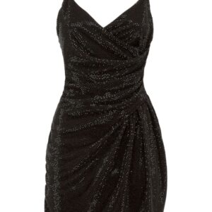 Philipp Plein crystal-embellished gathered minidress