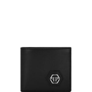 Philipp Plein logo-plaque bi-fold wallet