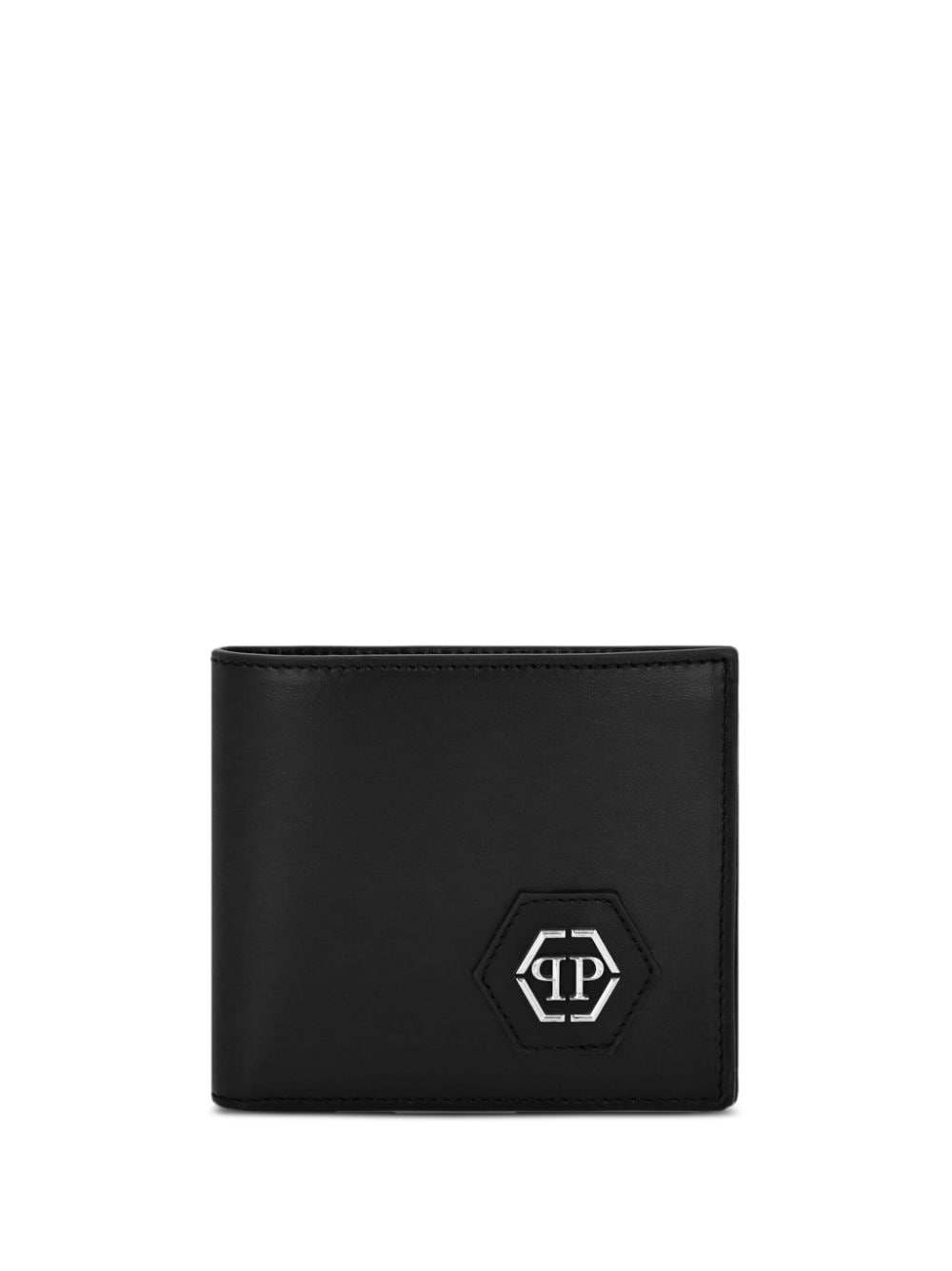 Philipp Plein logo-plaque bi-fold wallet