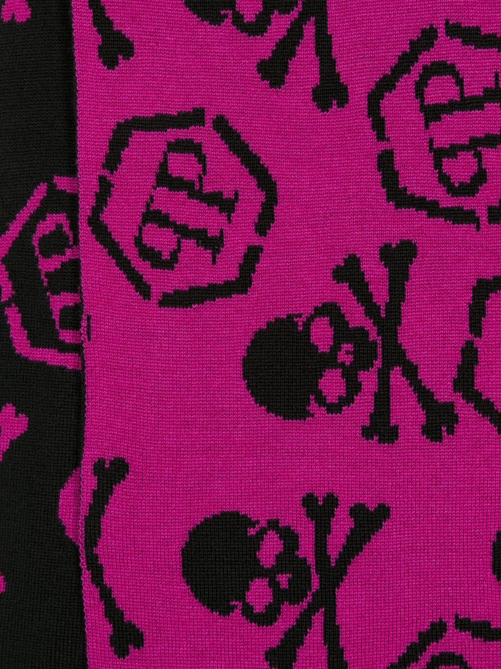 Philipp Plein Skull&Bones wool scarf - Image 2
