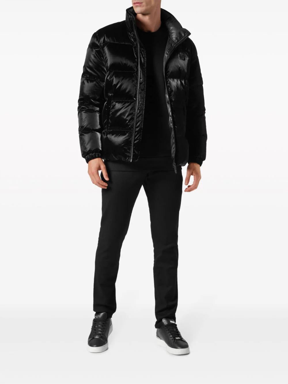 Philipp Plein logo-embroidered padded jacket - Image 2