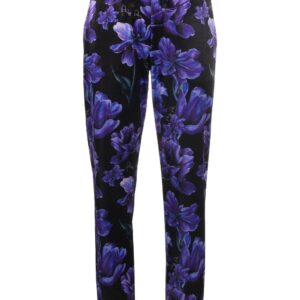 Philipp Plein  floral-print logo-appliqué track pants