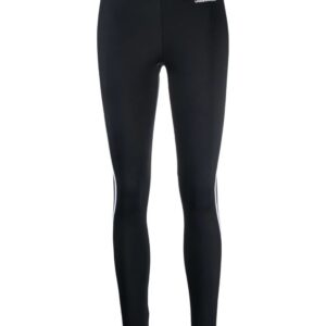 Moschino  logo-tape stretch-design leggings