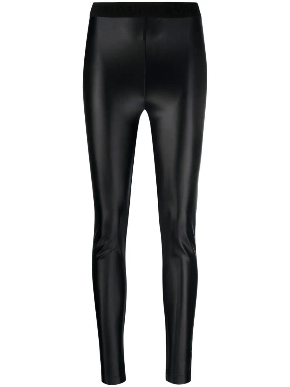 Versace Jeans Couture logo-waistband coated leggings