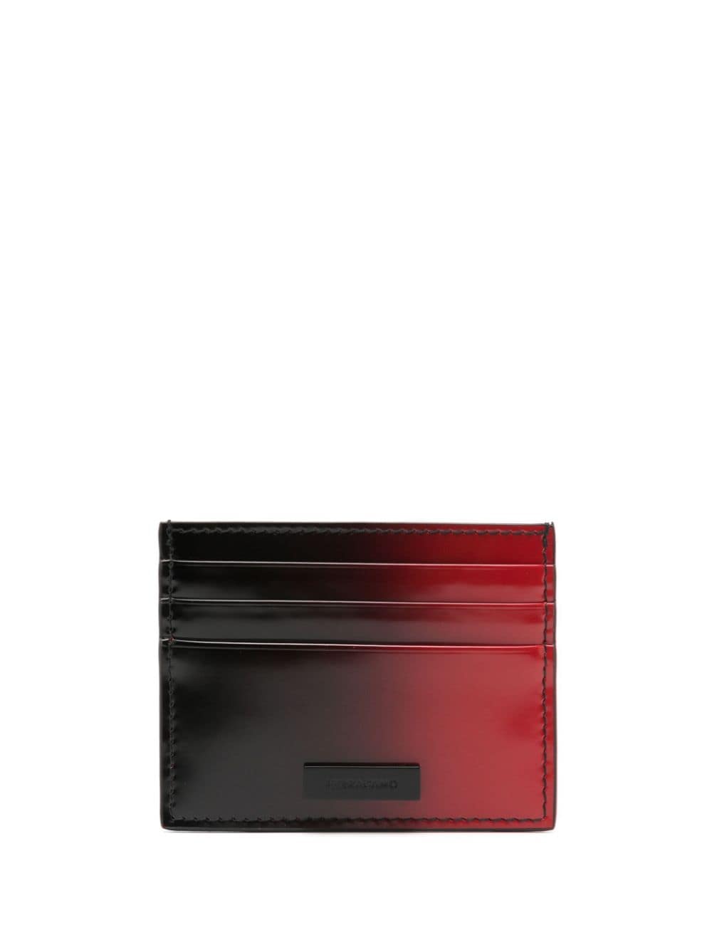 Ferragamo ombré-effect leather card holder