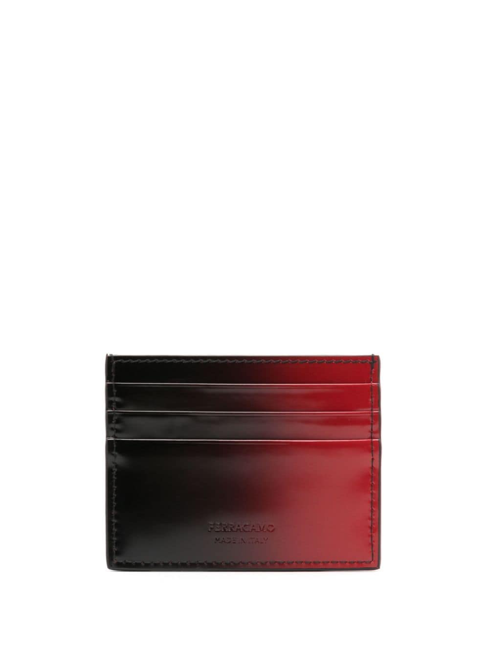 Ferragamo ombré-effect leather card holder - Image 2