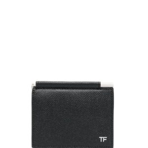 TOM FORD monogram-plaque leather wallet