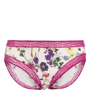 ERES Fougère floral-print silk briefs
