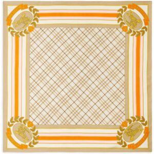 Burberry  Equestrian Knight square-shape scarf
