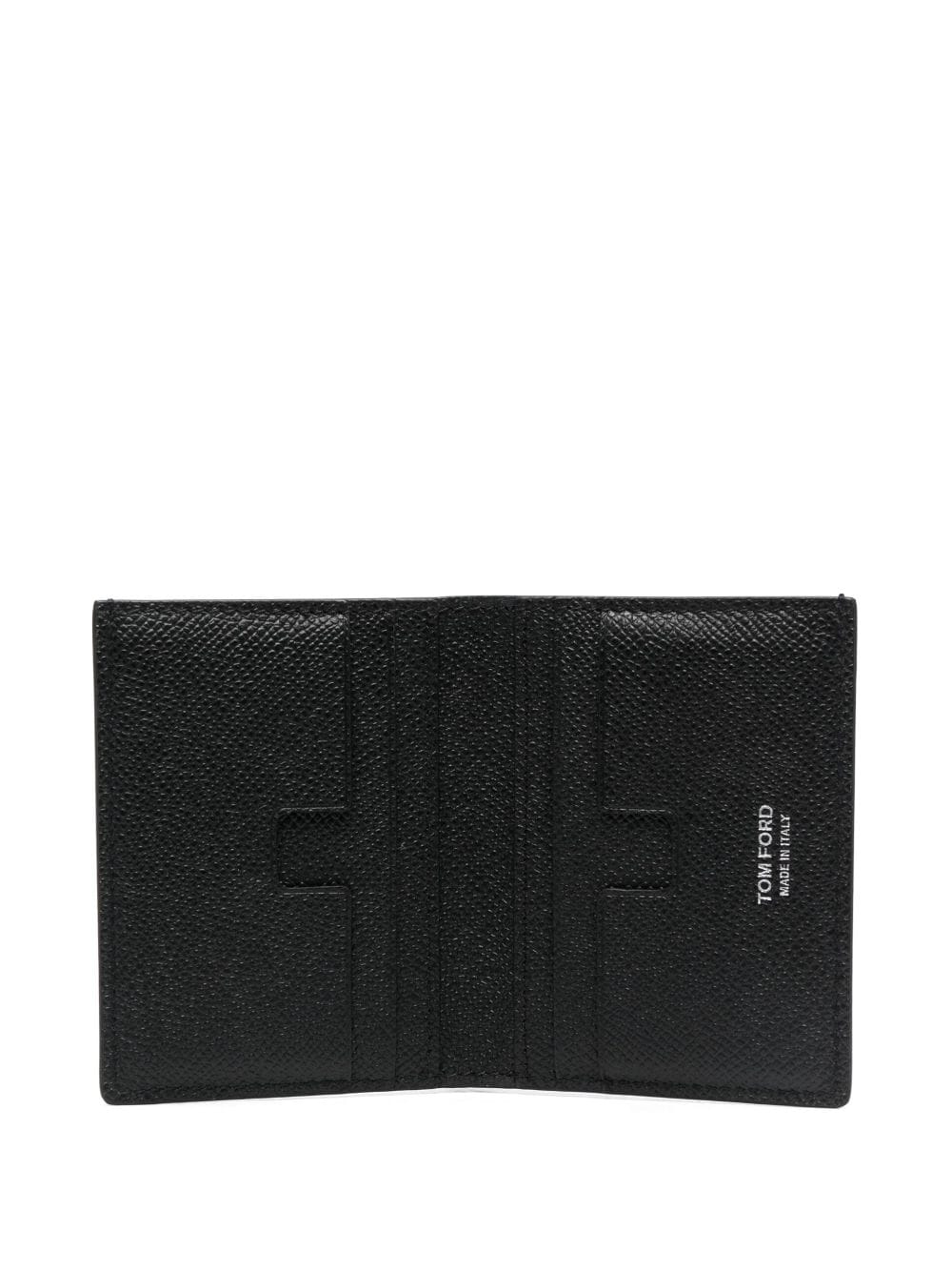 TOM FORD logo-plaque bi-fold leather wallet - Image 3