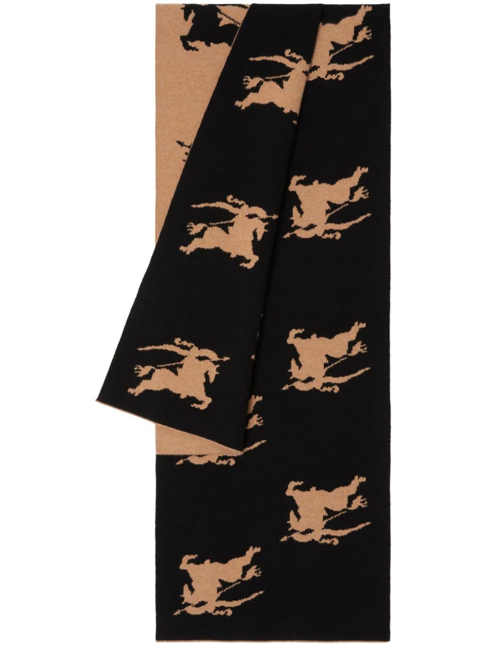 Burberry Equestrian Knight-motif jacquard scarf