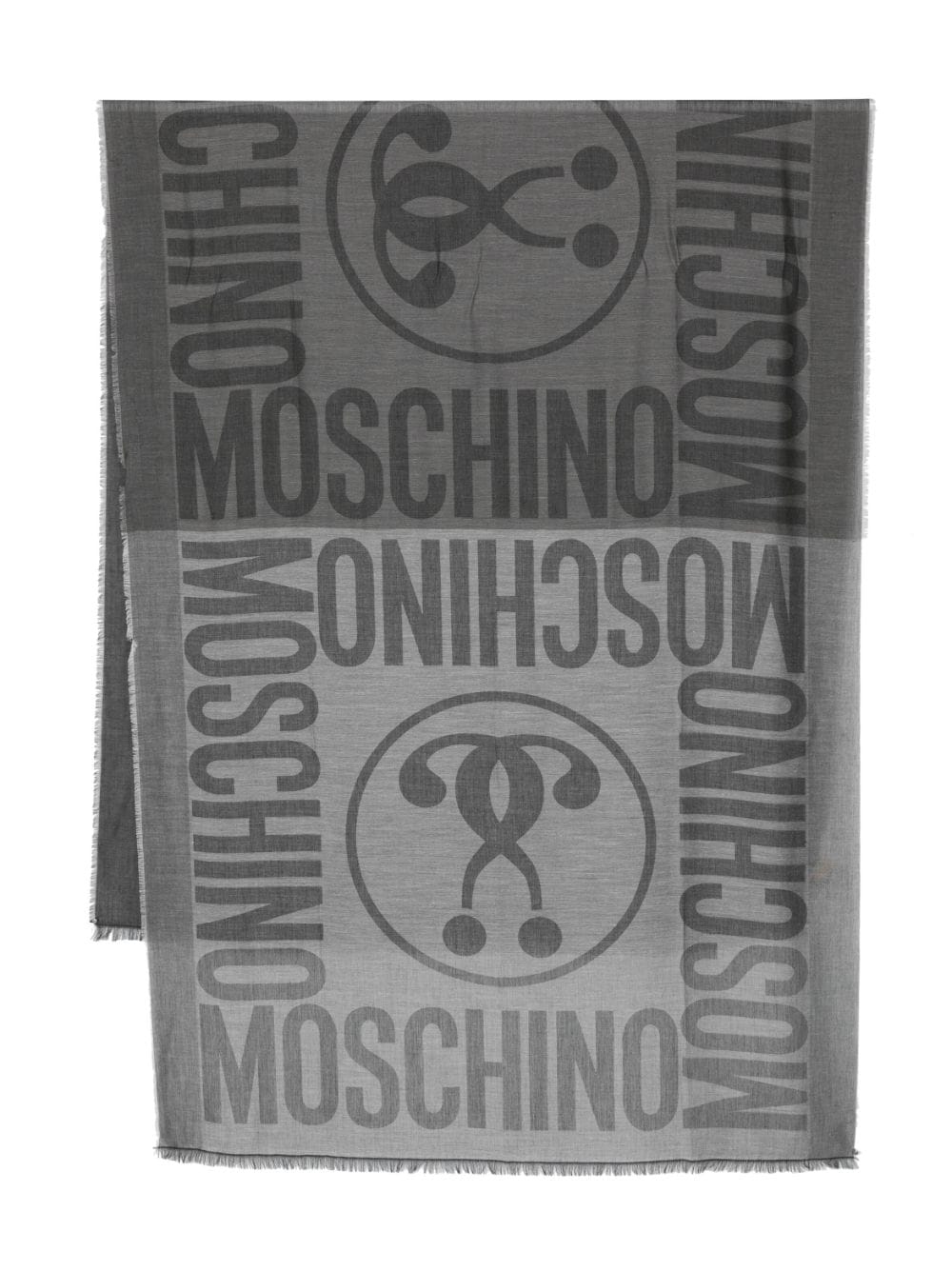 Moschino Double Question Mark-logo scarf