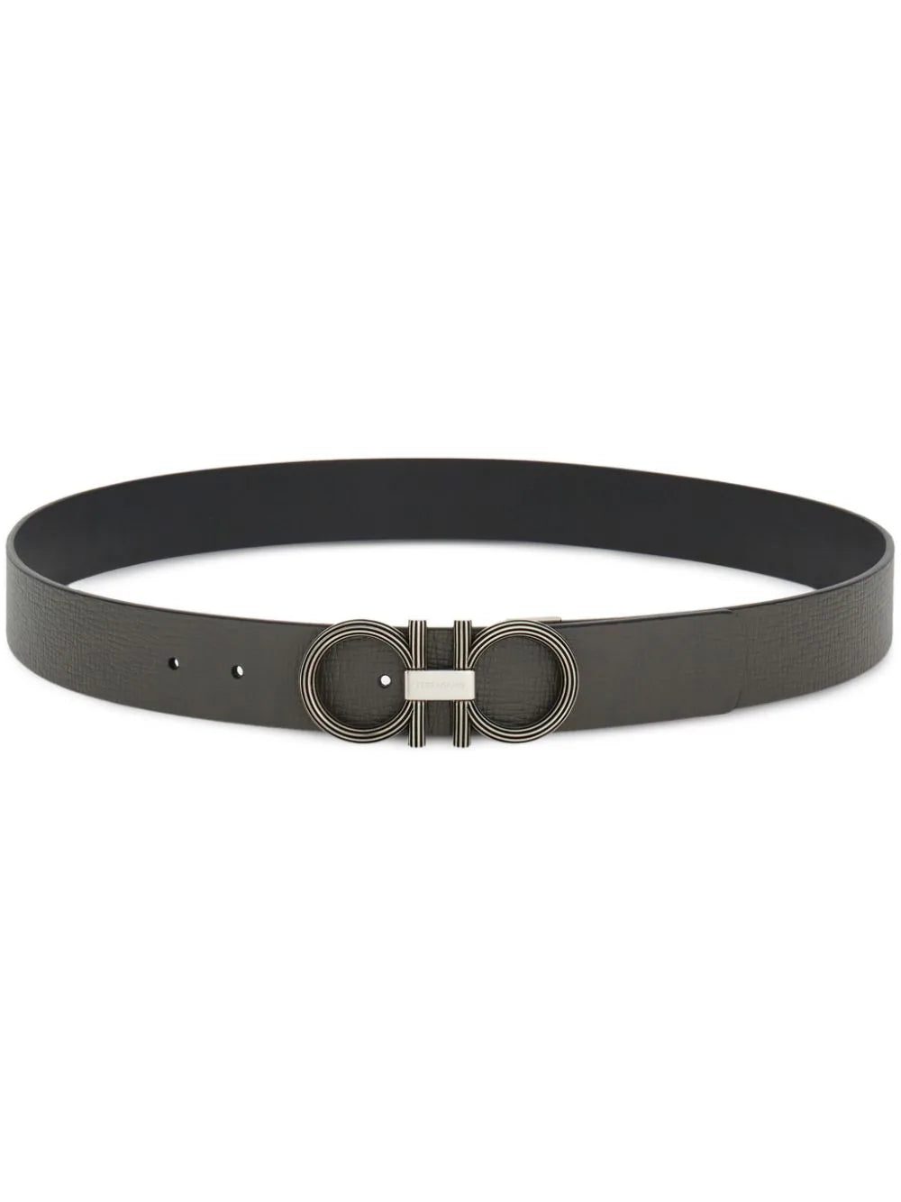 Ferragamo Gancini-buckle leather belt