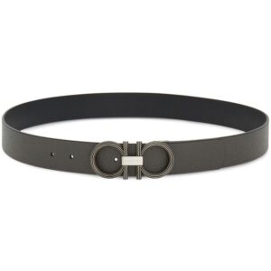 Ferragamo Gancini-buckle leather belt