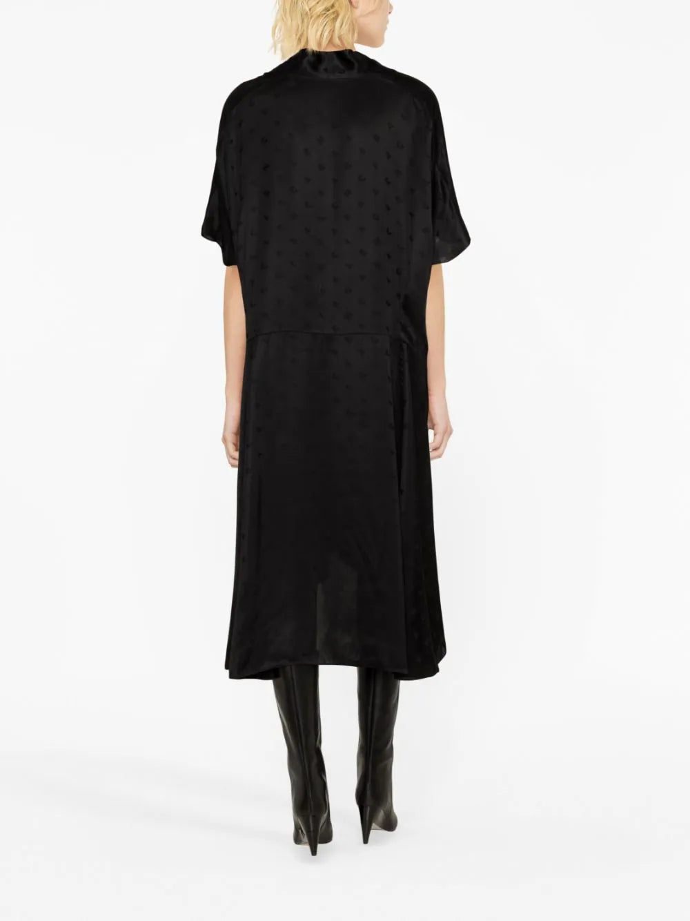 Balenciaga polka-dot satin dress - Image 4