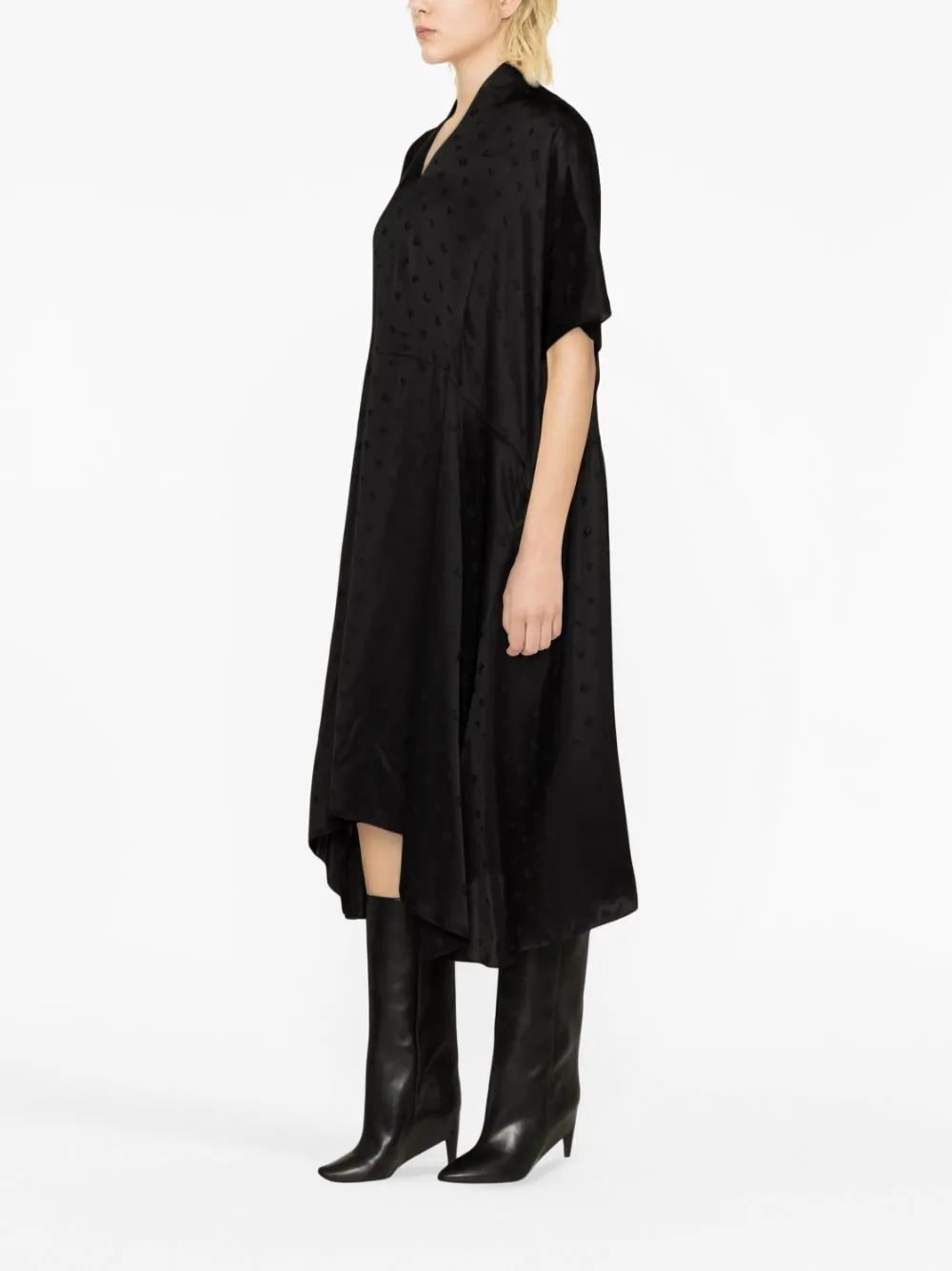 Balenciaga polka-dot satin dress - Image 3