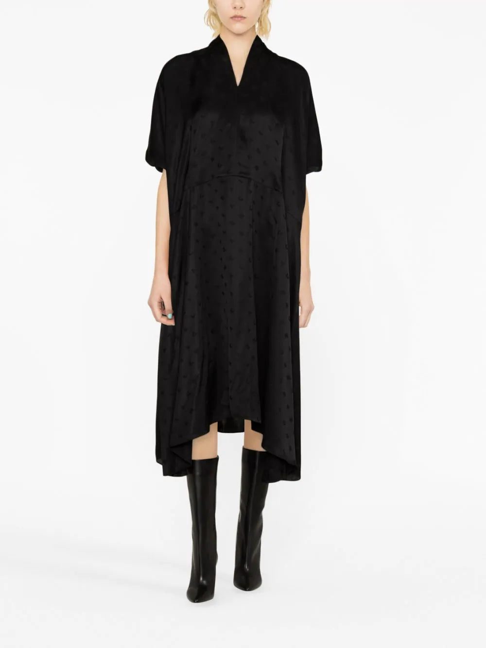 Balenciaga polka-dot satin dress - Image 2