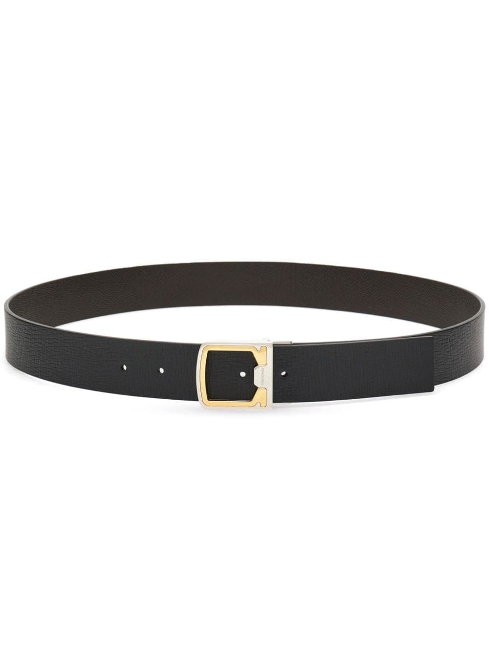 Louis Vuitton logo-engraved reversible belt