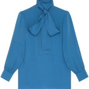 Gucci  tie-neck silk blouse