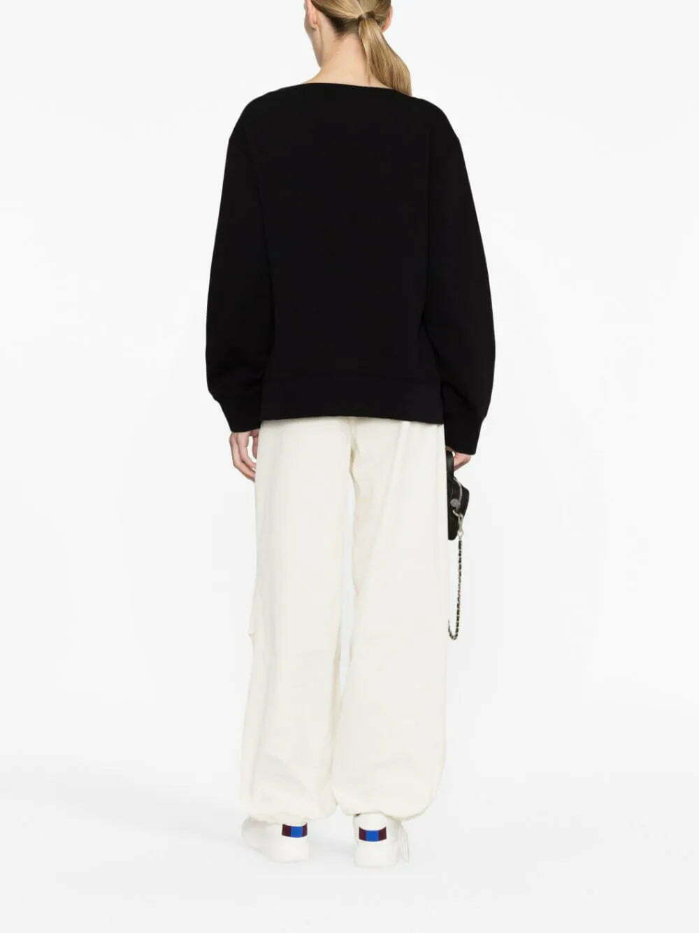 Stella McCartney crystal-embellished cotton sweatshirt - Image 4