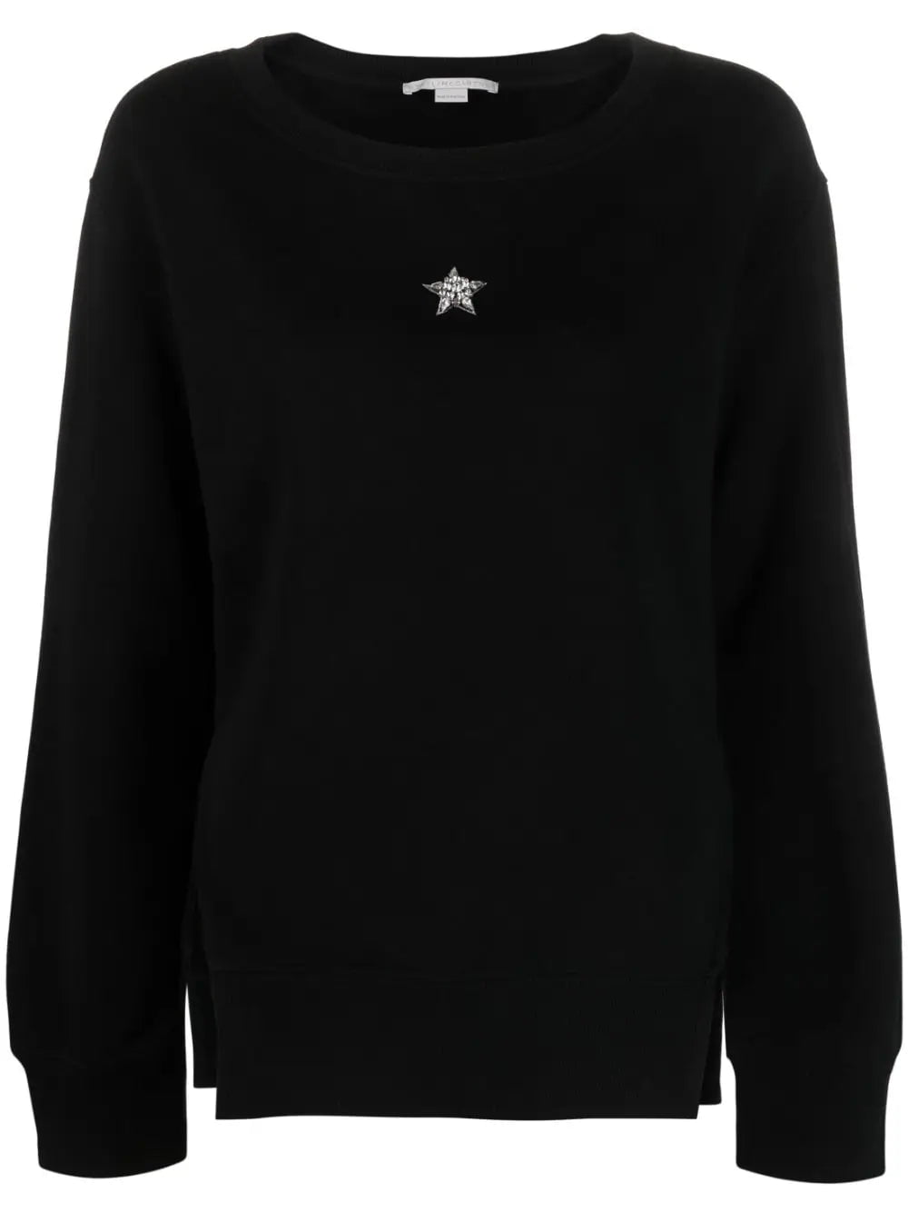 Stella McCartney crystal-embellished cotton sweatshirt