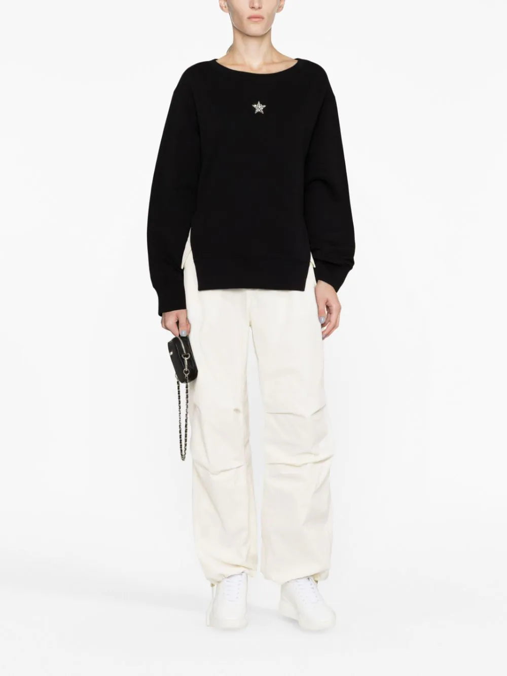 Stella McCartney crystal-embellished cotton sweatshirt - Image 2