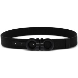 Ferragamo  Gancini-buckle logo-strap belt