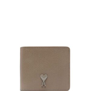 AMI Paris Ami De Coeur leather folded wallet