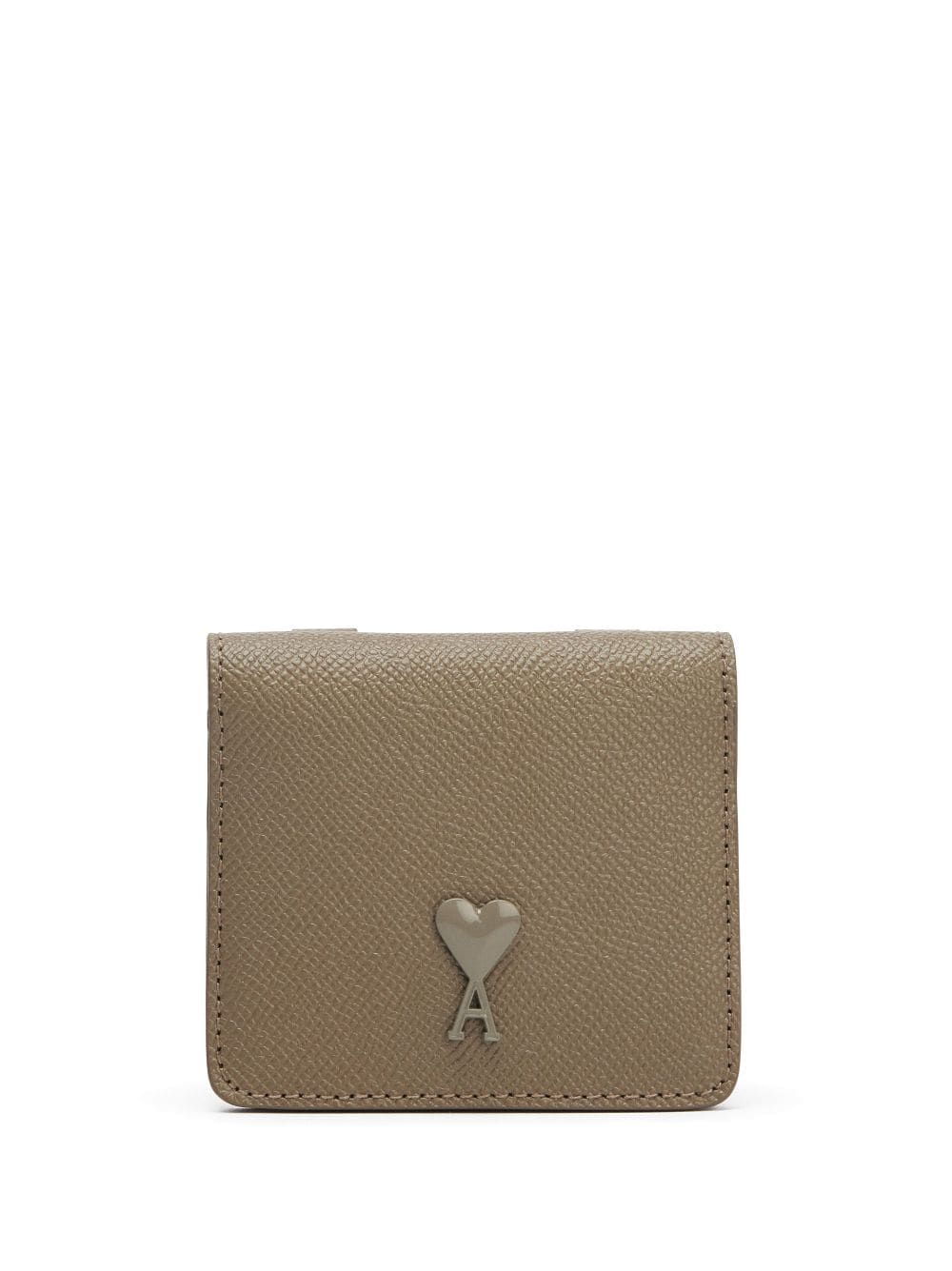 AMI Paris logo strap wallet