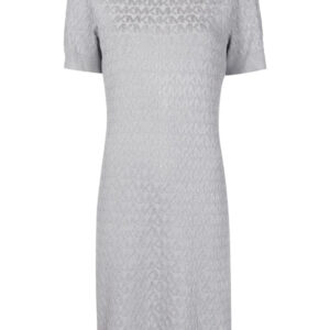 Michael Michael Kors monogram-jacquard T-shirt dress