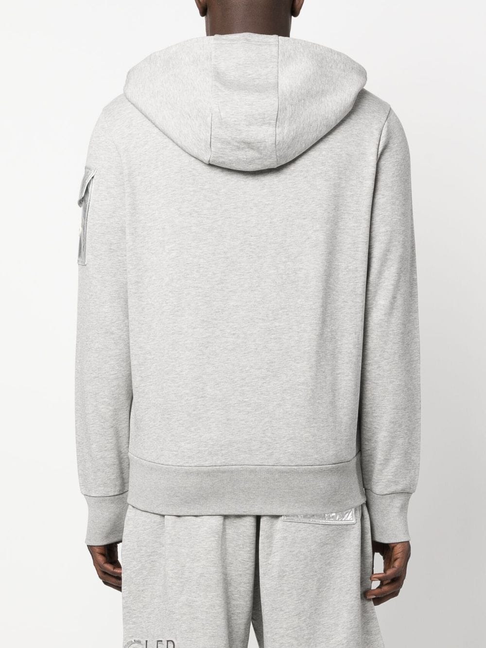 Moncler raised-logo zip-up hoodie - Image 4