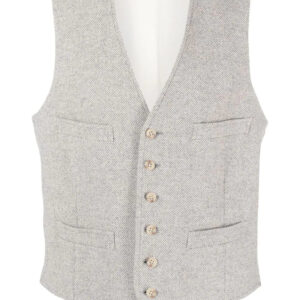 Polo Ralph Lauren  herringbone wool-blend waistcoat