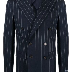 Polo Ralph Lauren pinstriped double-breasted blazer