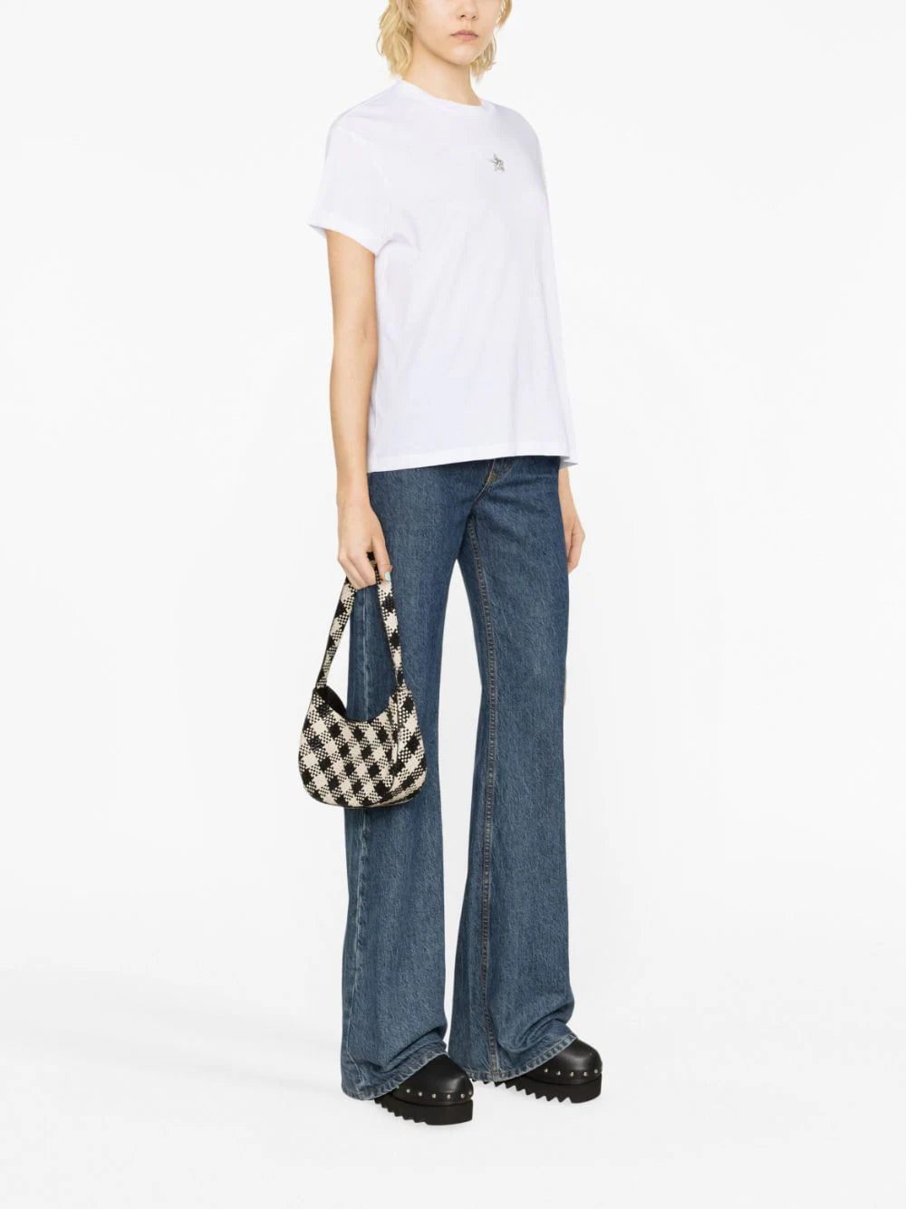 Stella McCartney Mini Star-embroidery cotton T-shirt - Image 4