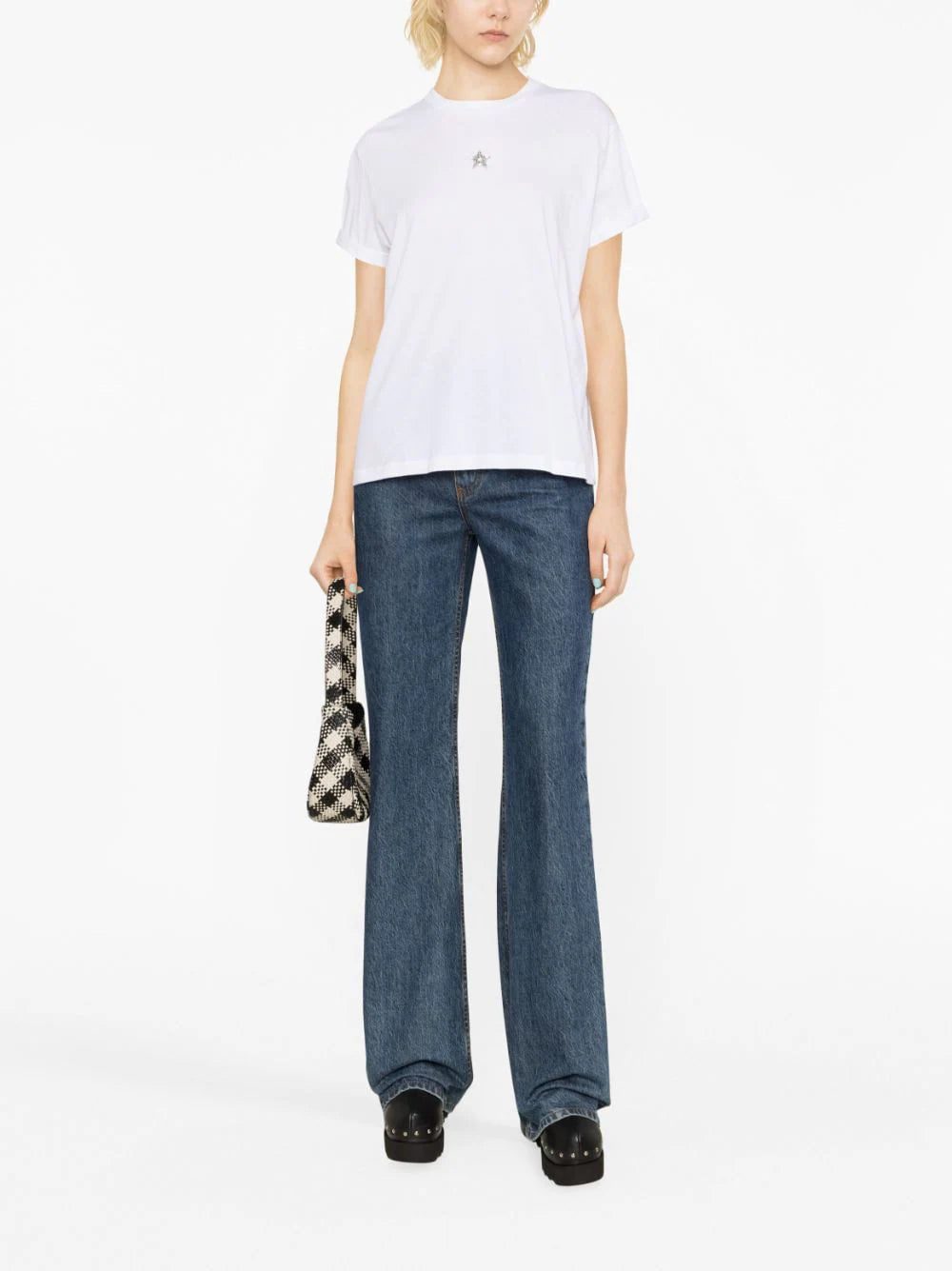 Stella McCartney Mini Star-embroidery cotton T-shirt - Image 2