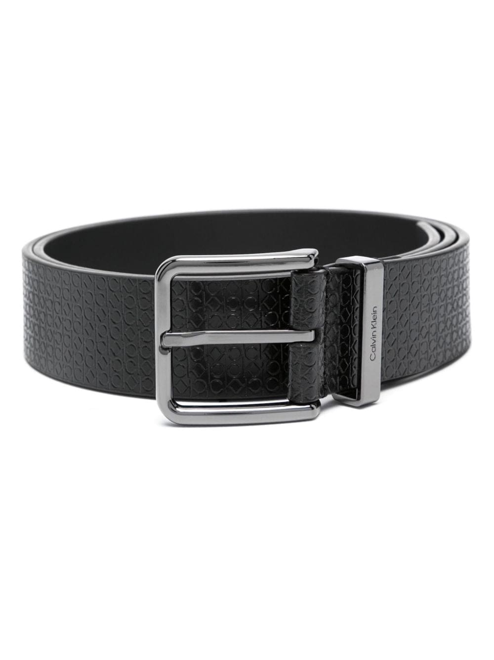 Louis Vuitton logo-debossed leather belt