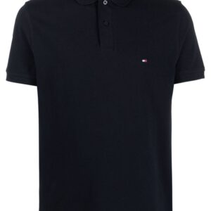 Tommy Hilfiger logo-embroidered cotton polo shirt