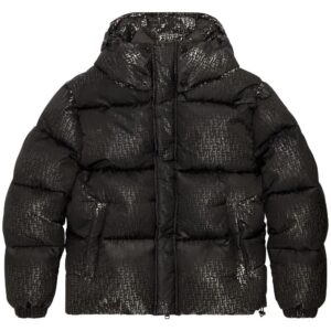 Diesel W-Rolfys monogram-pattern puffer jacket