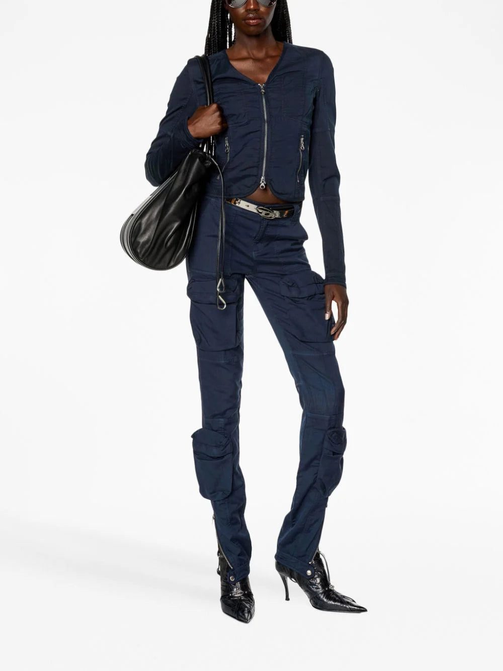 Diesel slim-cut stretch cargo trousers - Image 2