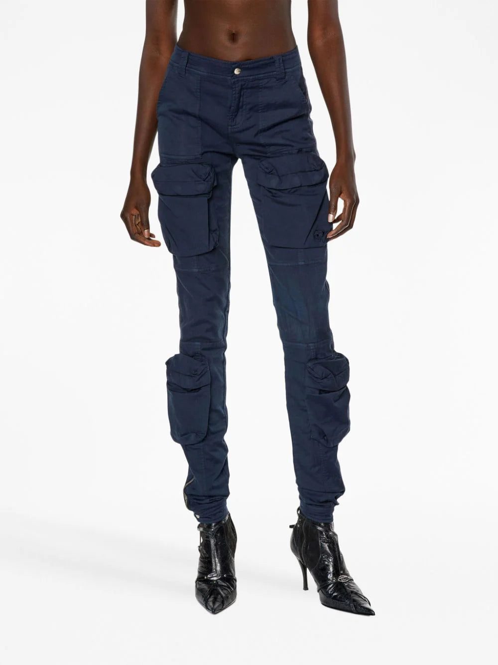 Diesel slim-cut stretch cargo trousers - Image 3