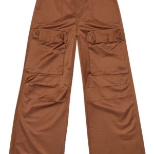 Diesel P-Malvarosa satin cargo trousers