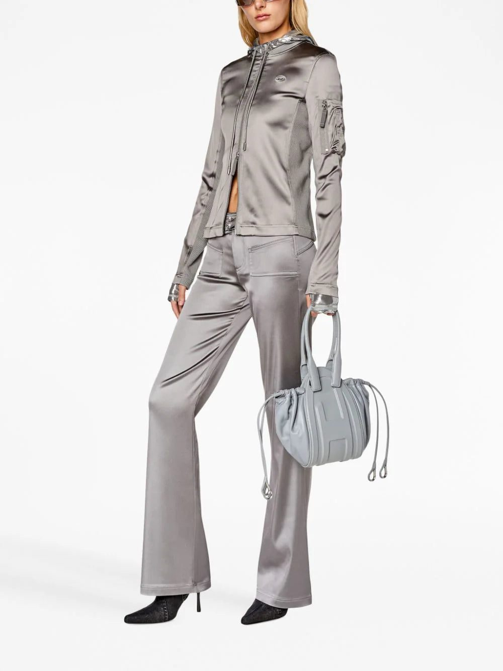 Diesel T-Opun logo-embroidered jacket - Image 2