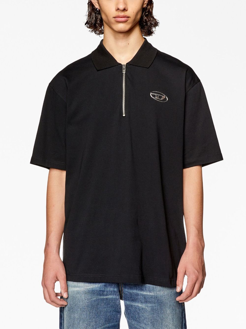 Diesel T-Vor-Od cotton polo shirt - Image 4