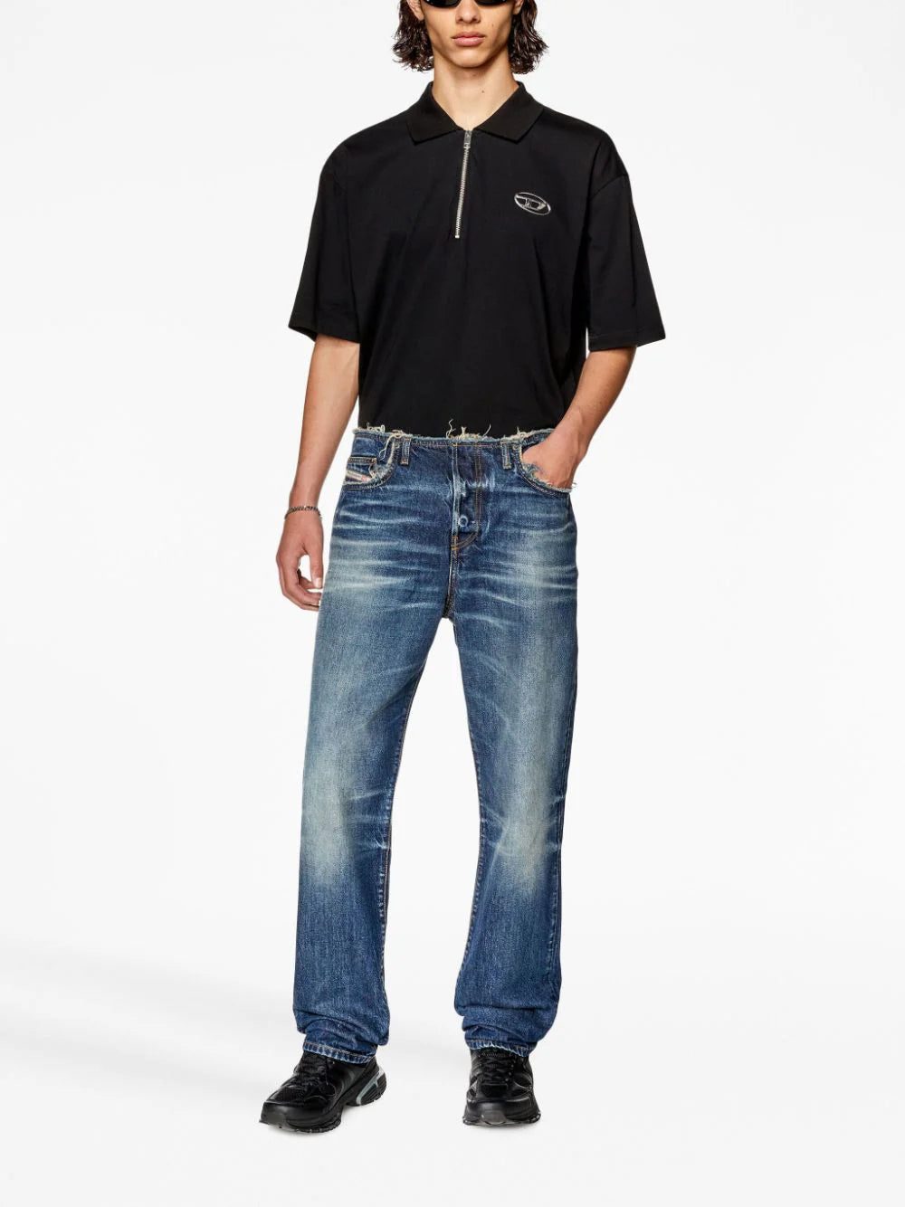 Diesel T-Vor-Od cotton polo shirt - Image 2