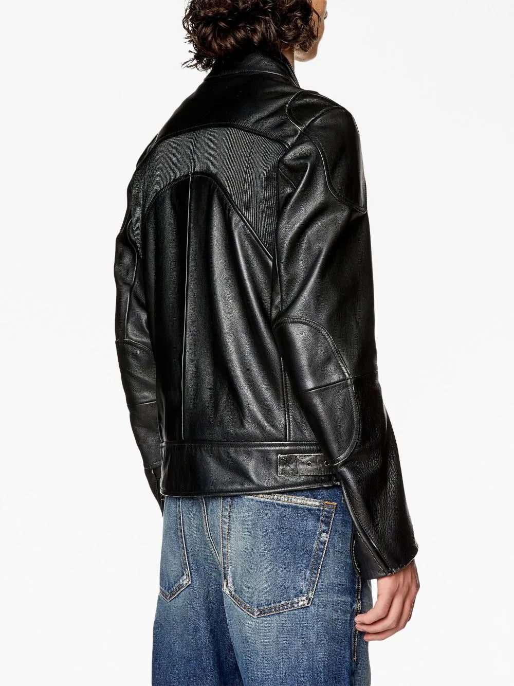 Diesel L-Hein leather biker jacket - Image 4