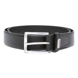 Louis Vuitton logo-plaque leather belt