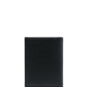 TOM FORD logo-plaque leather cardholder