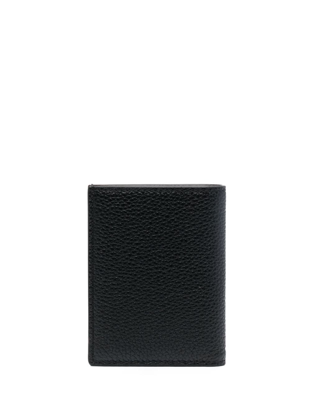 TOM FORD logo-plaque leather cardholder